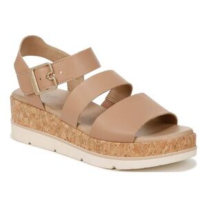 Dr. Scholl’s Espadrille Wedge Sandals Size 10 Tawny Birch Comfortable